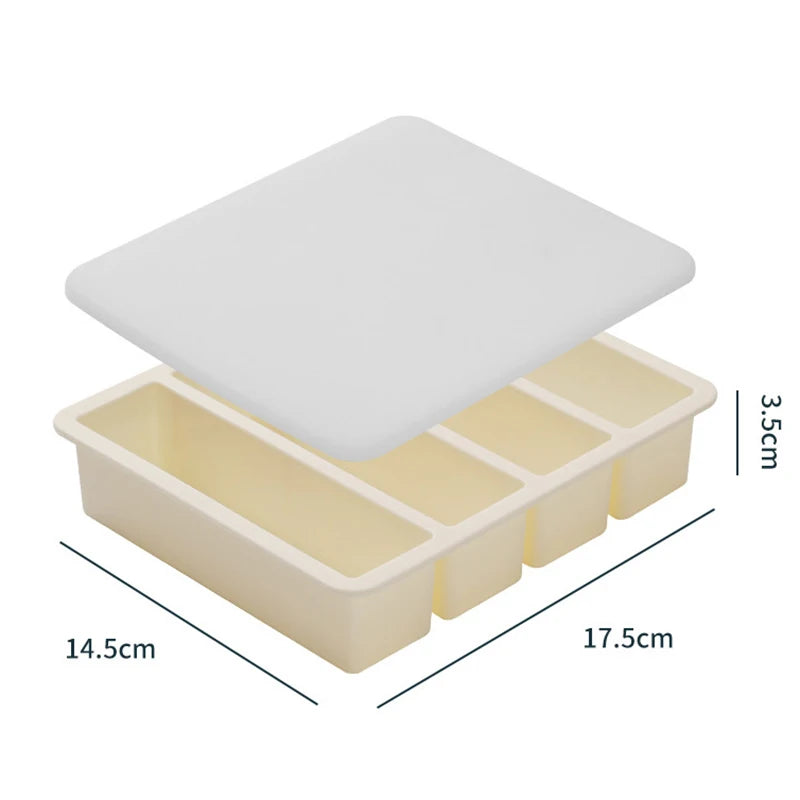Storage Cube with Lid for Meal Prep