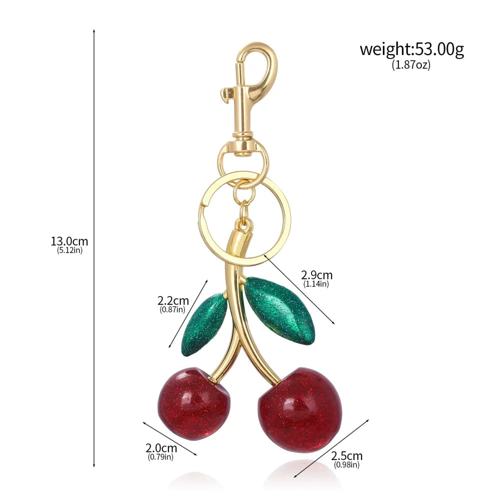 Cherry Pendant Keychain