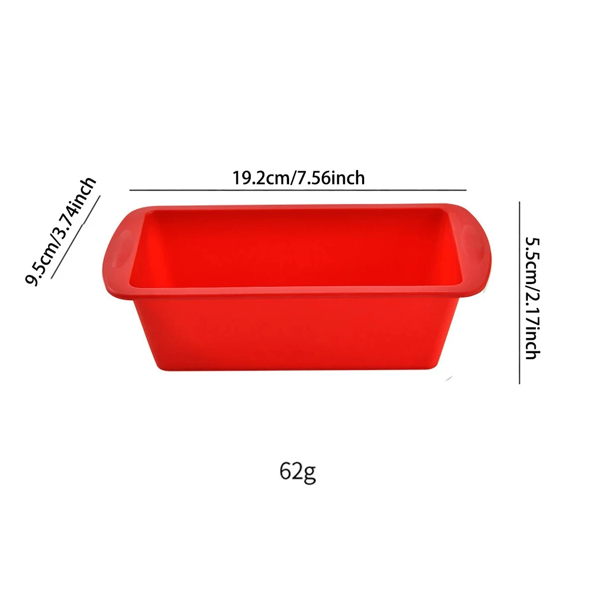 7x4 Silicone Loaf Pan for Baking