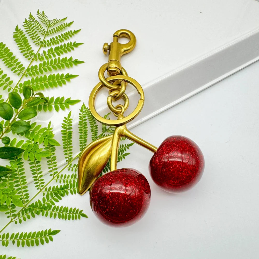 Cherry Pendant Keychain