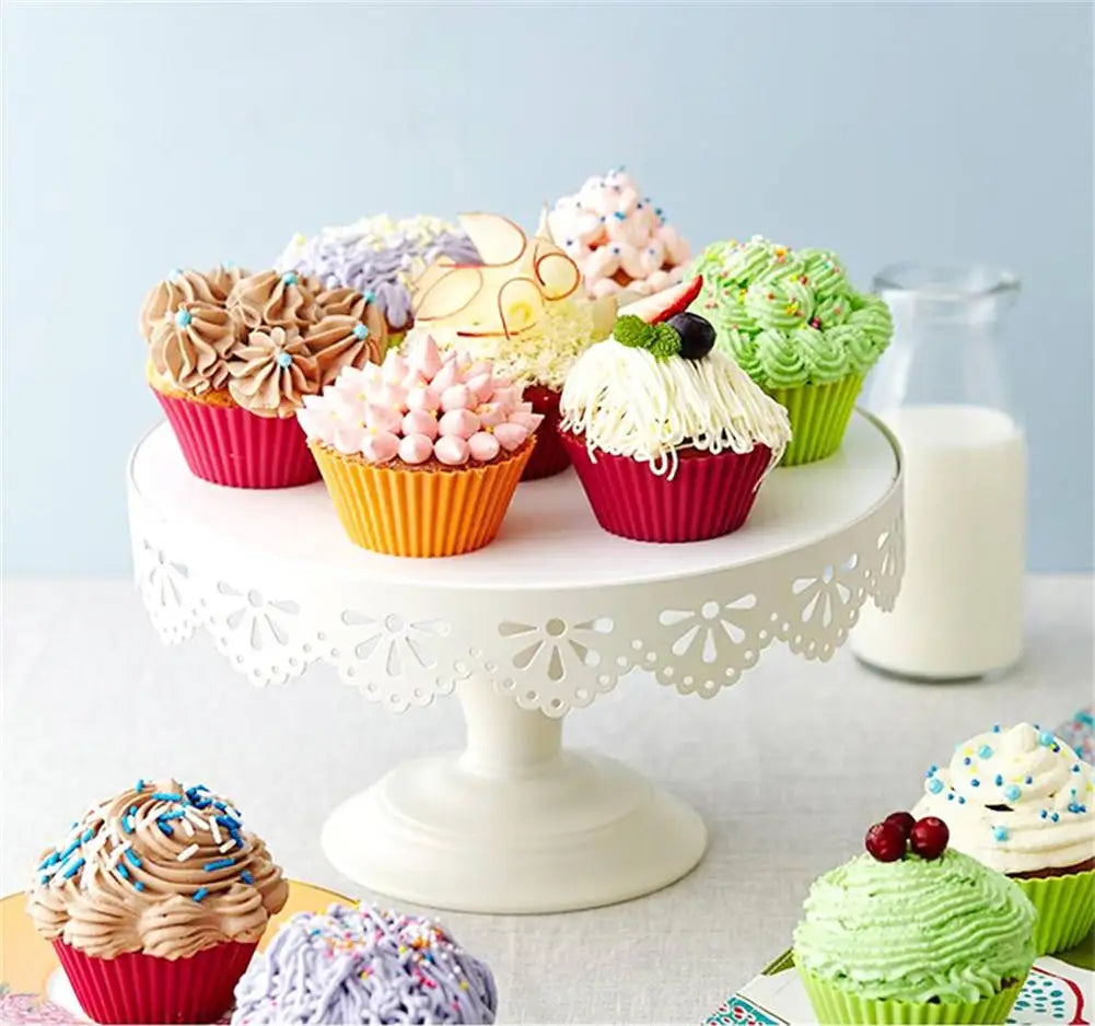 12pcs/Set Silicone Cupcake/Muffin Liners