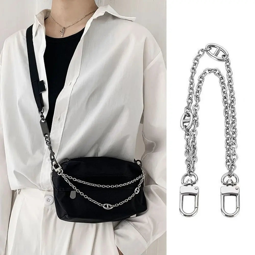 Metal Chain Handbag Accessory