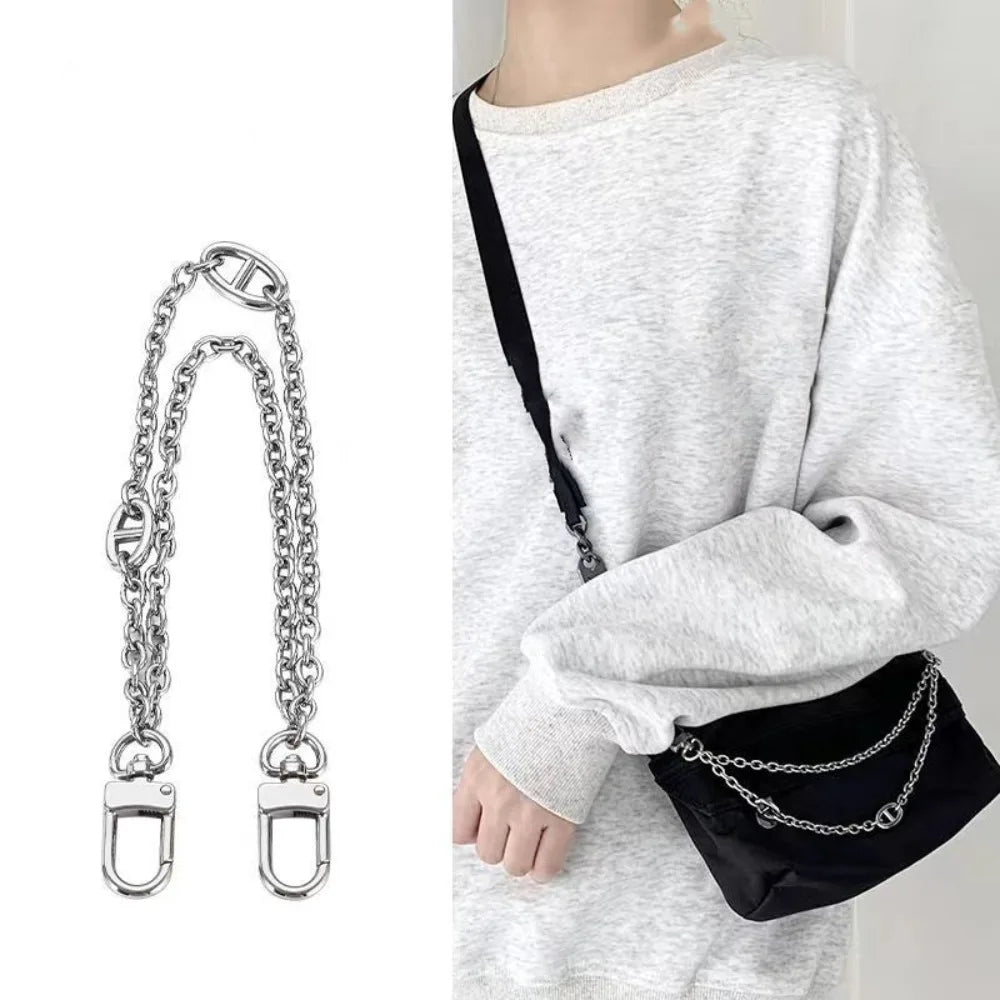 Metal Chain Handbag Accessory