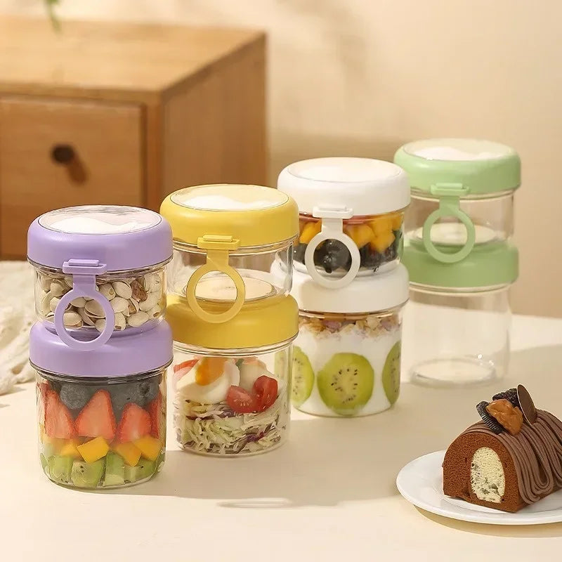 On the Go Breakfast Cup Containers Single Layer