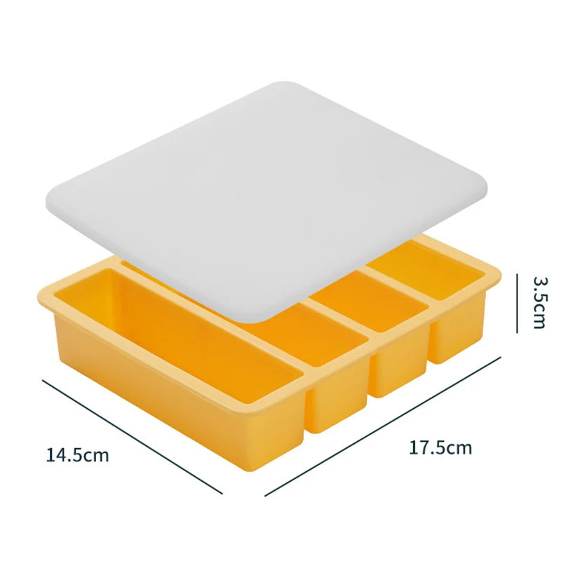 Storage Cube with Lid for Meal Prep