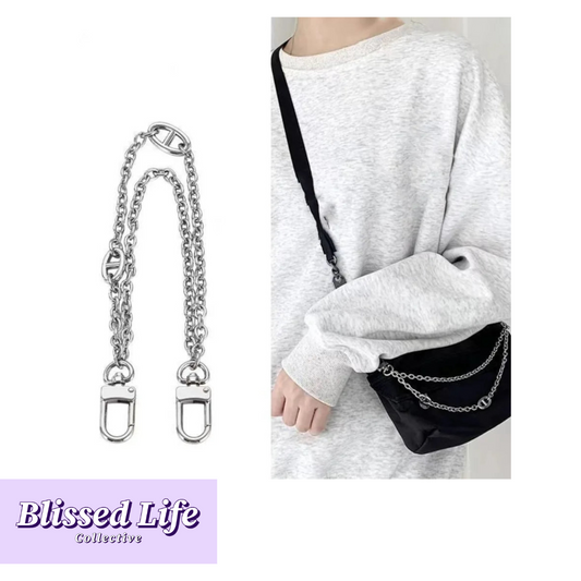 Metal Chain Handbag Accessory