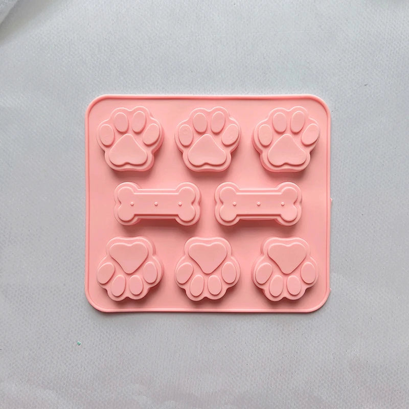 Paw And Bone Silicone Mold for Baking