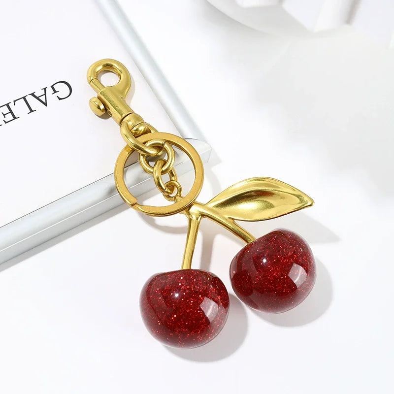 Cherry Pendant Keychain