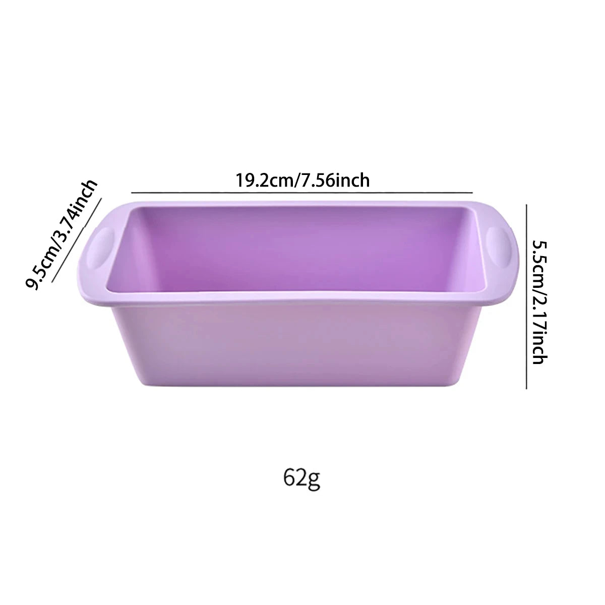 7x4 Silicone Loaf Pan for Baking