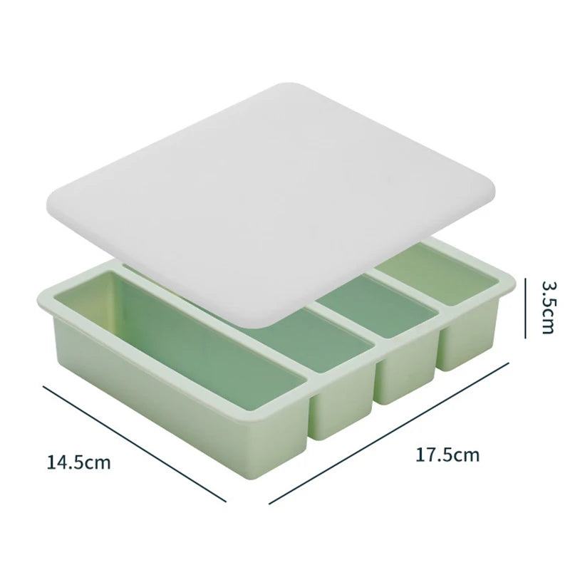 Storage Cube with Lid for Meal Prep