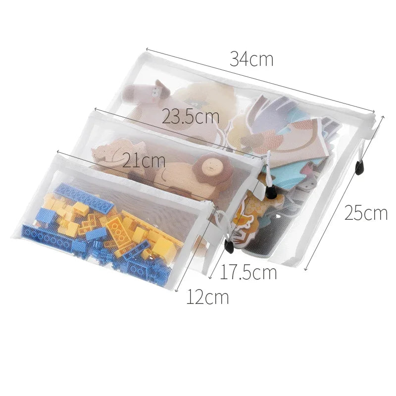 Transparent Storage Bags for Organization