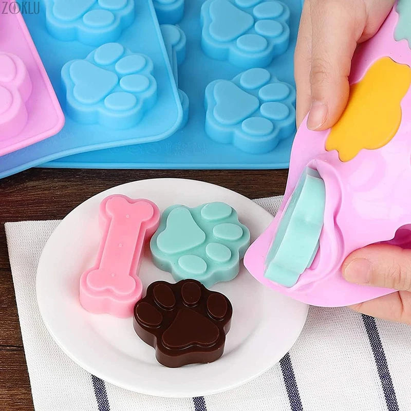 Paw And Bone Silicone Mold for Baking