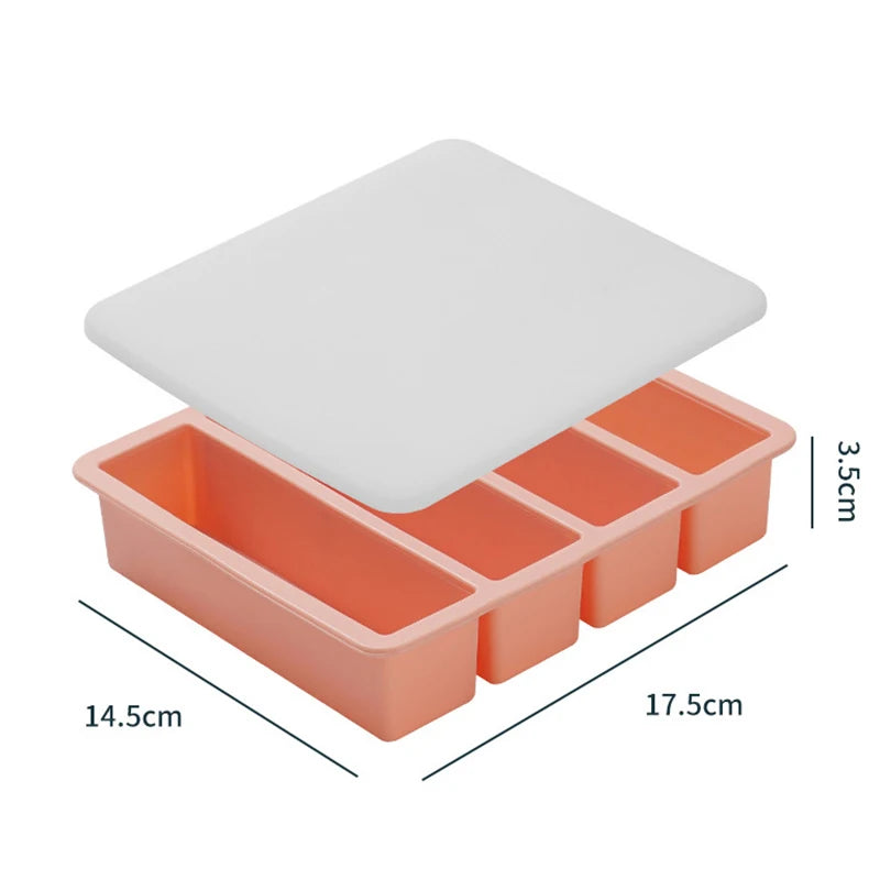 Storage Cube with Lid for Meal Prep