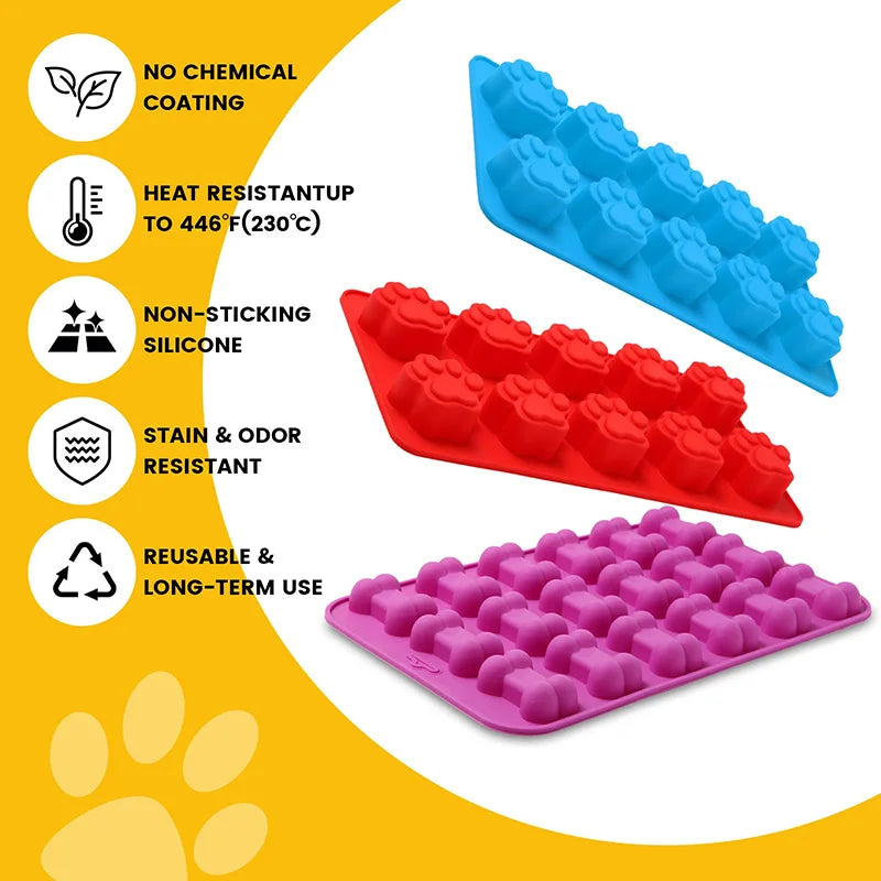Silicone Baking Molds for Dog Treats