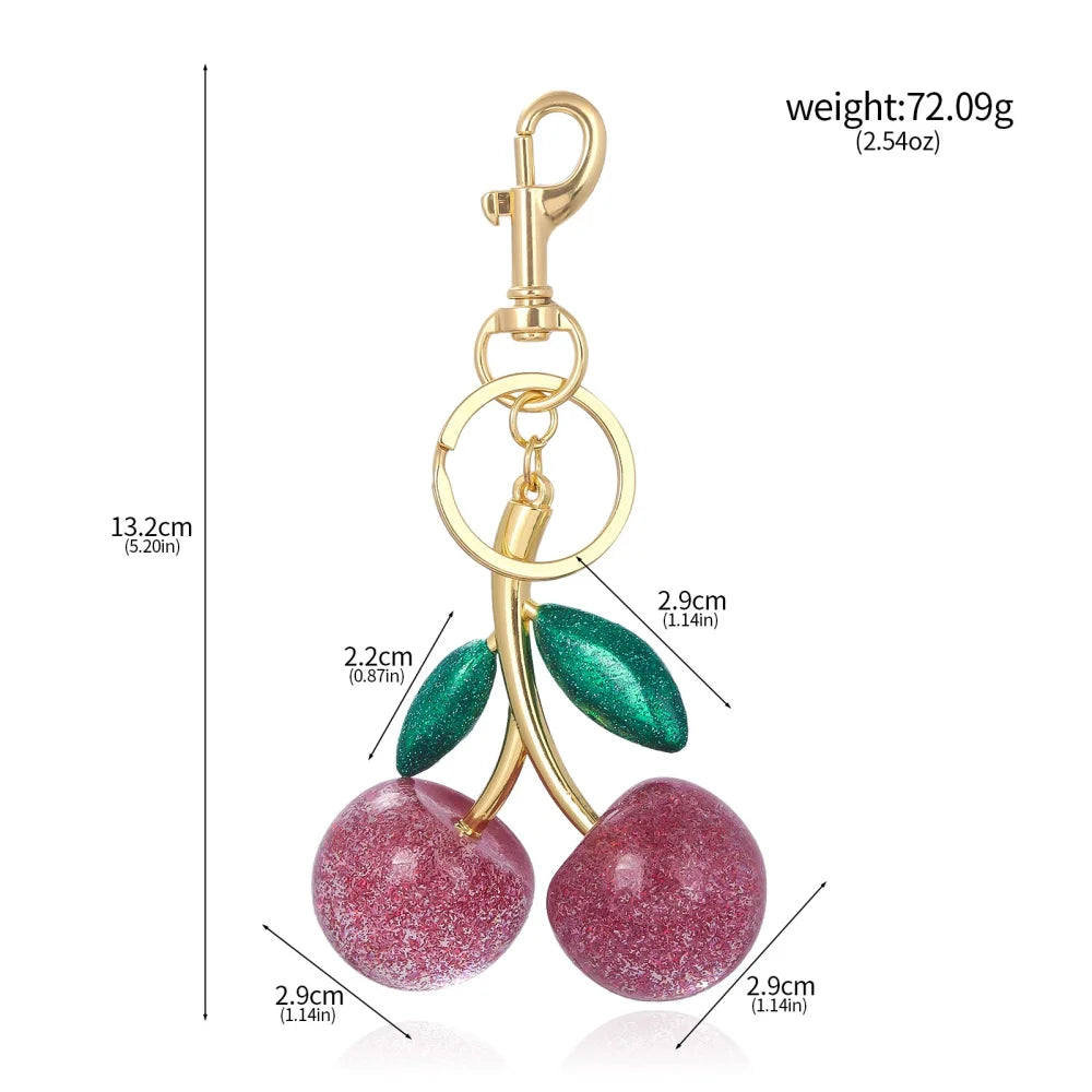 Cherry Pendant Keychain