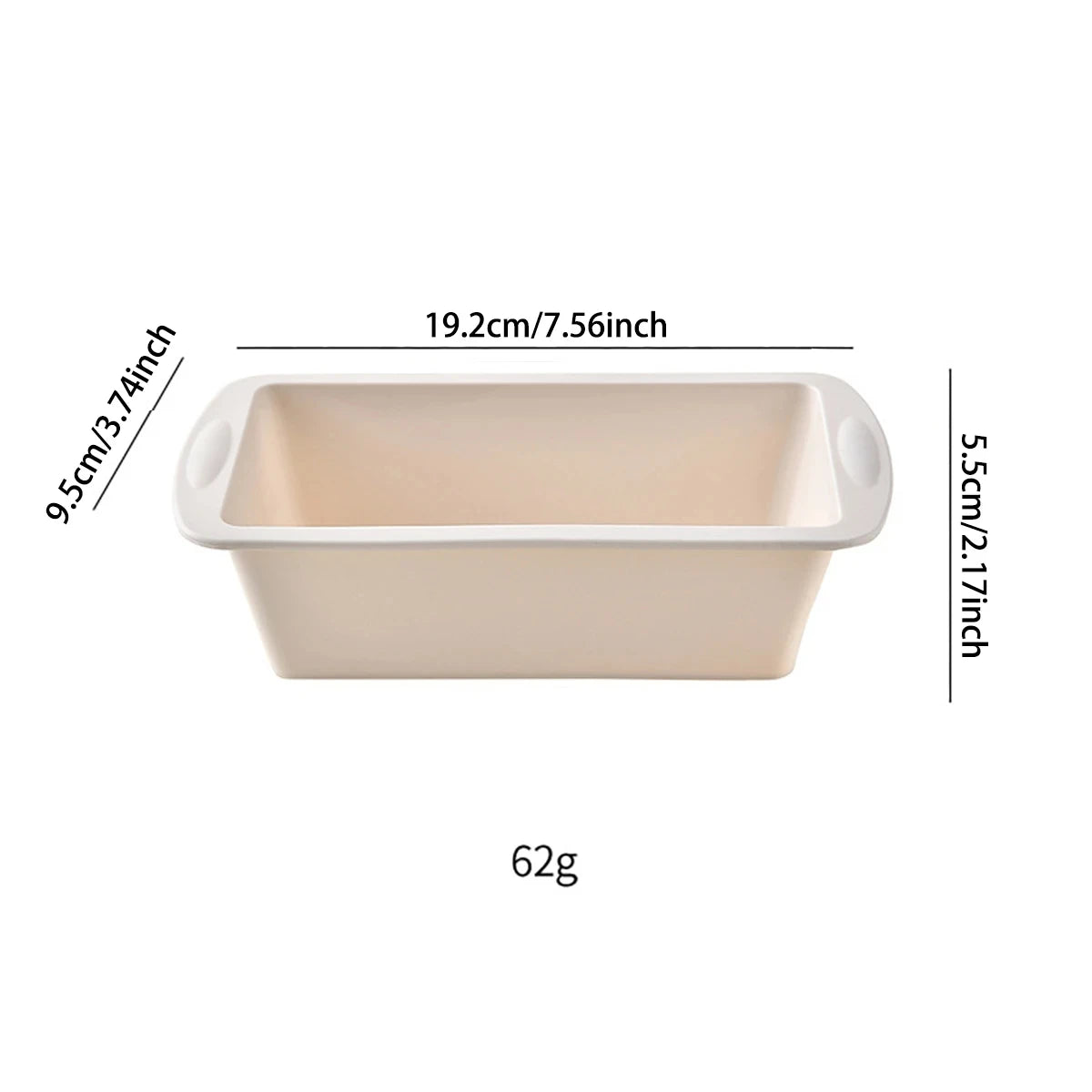 7x4 Silicone Loaf Pan for Baking