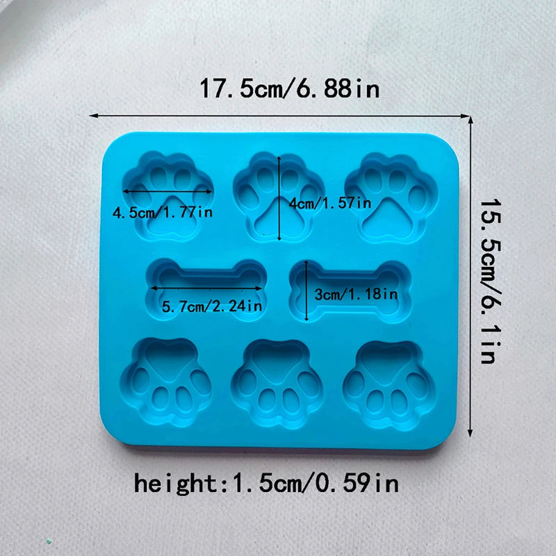 Paw And Bone Silicone Mold for Baking