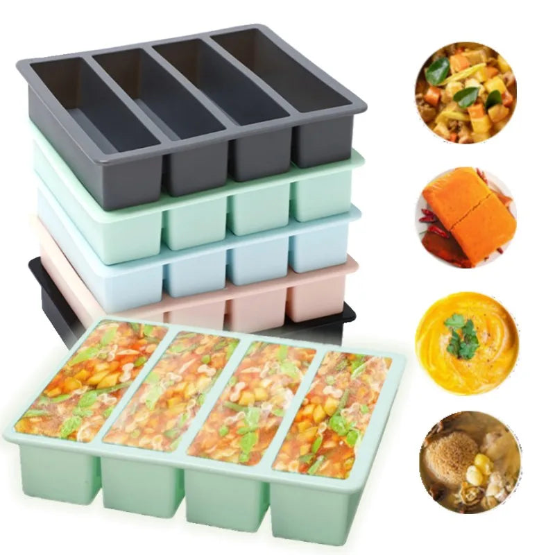 Storage Cube with Lid for Meal Prep