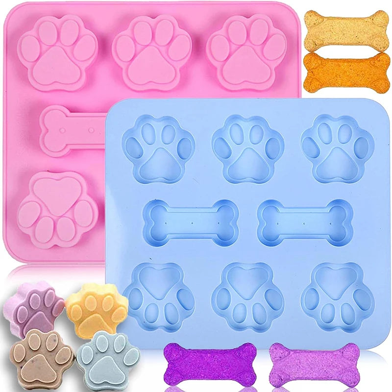 Paw And Bone Silicone Mold for Baking